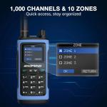 Digital Handheld Radio Scanner Fire Police VHF FM EMS Ham 2 Way Transceiver Dual