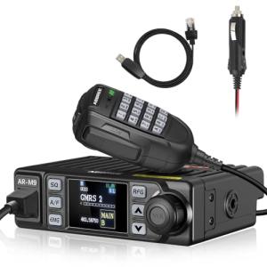 GMRS Mobile Radio,20Watt Long Range 500 Channels Two Way Radio NOAA GMRS Repeater Capable with Programming Cable,Cigar DC Adatper,Noise Reduction for Car Vehicle,Off Road Overlanding Gear