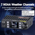 GMRS Mobile Radio,20Watt Long Range 500 Channels Two Way Radio NOAA GMRS Repeater Capable with Programming Cable,Cigar DC Adatper,Noise Reduction for Car Vehicle,Off Road Overlanding Gear