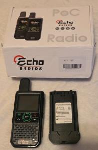 Echo Radios PoC Radio Intercom Network Radio Walkie Talkie. Open Box Never Used