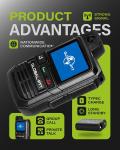 Poc Radios Unlimited Range - 6 Long Range Walkie Talkies for Seamless Communicat
