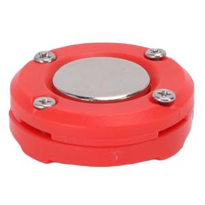 ASHATA Universal Holder, Portable CB Radio Microphone Mount with Strong Magnet for Anytone Amateur Radio Speaker Mic (Red)