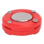 ASHATA Universal Holder, Portable CB Radio Microphone Mount with Strong Magnet for Anytone Amateur Radio Speaker Mic (Red)