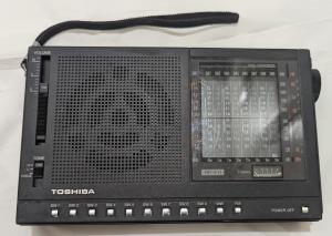 Vintage Toshiba RP F 11 Portable Shortwave Multi Band Radio -- No Antenna TESTED