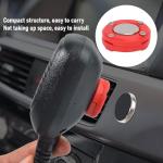 ASHATA Universal Holder, Portable CB Radio Microphone Mount with Strong Magnet for Anytone Amateur Radio Speaker Mic (Red)