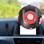 ASHATA Universal Holder, Portable CB Radio Microphone Mount with Strong Magnet for Anytone Amateur Radio Speaker Mic (Red)