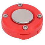 ASHATA Universal Holder, Portable CB Radio Microphone Mount with Strong Magnet for Anytone Amateur Radio Speaker Mic (Red)