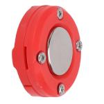 ASHATA Universal Holder, Portable CB Radio Microphone Mount with Strong Magnet for Anytone Amateur Radio Speaker Mic (Red)