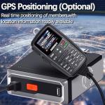 ABBREE Mobile Ham Radio 30W GPS Dual Band 136-174MHZ/400-480MHZ NOAA VHF/UHF Long Range Base Station Two Way Radio with Speaker Mic,Air Band,Dual PTT,DTMF,500Channels for Car Vehicle Radios