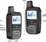 Unlimited Range Walkie Talkies - 5000 Miles POC Two Way Radio with Headset