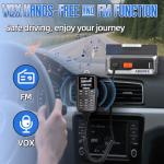 ABBREE Mobile Ham Radio 30W GPS Dual Band 136-174MHZ/400-480MHZ NOAA VHF/UHF Long Range Base Station Two Way Radio with Speaker Mic,Air Band,Dual PTT,DTMF,500Channels for Car Vehicle Radios