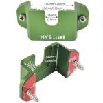 HYS Handheld cb Radio Mic Hanger Holder Mounting, Aluminum Handheld CB Radio/Walkie-Talkie/2-way Radio/HT Holder Mount for Anytone Baofeng Icom Midland Yaesu Uniden SDS100 BCD436HP Scanner