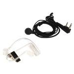 HQRP 20-Pack 2 Pin Acoustic Tube Earpiece Headset Mic Compatible with Baofeng BF-V6, BF-V7, BF-V8, UV-5R, UV-3R+, Kenwood Pro-Talk, KPG29D, NX420