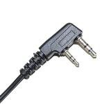 HQRP 20-Pack 2 Pin Acoustic Tube Earpiece Headset Mic Compatible with Baofeng BF-V6, BF-V7, BF-V8, UV-5R, UV-3R+, Kenwood Pro-Talk, KPG29D, NX420