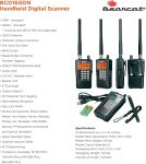 UNIDEN BEARCAT BCD160DN MOBILE HANDHELD DIGITAL POLICE EMS WEATHER RADIO SCANNER