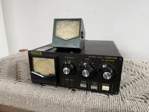 🍊Vintage 1980s Daiwa CNW-419 PEP Antenna Tuner w/ CN-520 HF SWR Watt Meter!