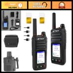 Unlimited Range Walkie Talkies - 4G LTE Long Range Two Way Radios, PoC, 2-Pack