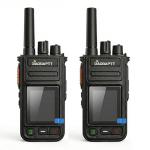 GAODAPTT Nationwide 4G POC Radio Unlimited Range Walkie Talkie LTE Cellular Network Handheld PTT Two Way Radio 2 Pack with 1 Extra Battery