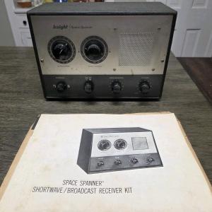Vintage Knight Space Spanner Shortwave Radio Complete With Manual Works 