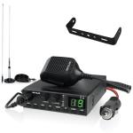 Retevis MB2 40-Channel AM/FM CB Radio Kit, Long Range Radio with Antenna for Trucker Stop, Emergency Channel 9/19, VOX, Easy to Use, with Cigarette Lighter Fixed-Mount