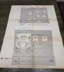 Vintage Knight Space Spanner Shortwave Radio Complete With Manual Works 