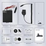 Retevis MB2 40-Channel AM/FM CB Radio Kit, Long Range Radio with Antenna for Trucker Stop, Emergency Channel 9/19, VOX, Easy to Use, with Cigarette Lighter Fixed-Mount