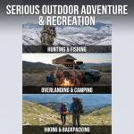 Midland GXT67 PRO 5W GMRS Radio - Two-Way Midland Walkie Talkie - Repeater Capable, IP67 Waterproof, Active Noise Canceling, Hands-Free Operation, 99 Channels, 16-Hour Battery -1 Pack