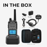 Midland GXT67 PRO 5W GMRS Radio - Two-Way Midland Walkie Talkie - Repeater Capable, IP67 Waterproof, Active Noise Canceling, Hands-Free Operation, 99 Channels, 16-Hour Battery -1 Pack