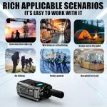 (Lifetime Free) Walkie Talkie Unlimited Range 4G LTE PoC Long-Range Walkie Talkie,Featuring a portative FM Function,FCC Certified,Suitable for Transportation fleets,Construction Sites (4)