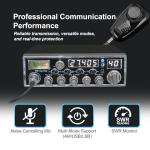 Texas Ranger TRE Top One SSB Compact CB Radio for Truckers | 12W PEP Sideband (USB/LSB) | Built-in SWR Meter & Frequency Counter | 40 Channel AM/SSB Transceiver | SRA-198NC Noise Cancelling Mic