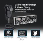 Texas Ranger TRE Top One SSB Compact CB Radio for Truckers | 12W PEP Sideband (USB/LSB) | Built-in SWR Meter & Frequency Counter | 40 Channel AM/SSB Transceiver | SRA-198NC Noise Cancelling Mic