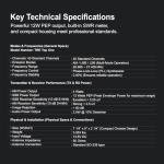 Texas Ranger TRE Top One SSB Compact CB Radio for Truckers | 12W PEP Sideband (USB/LSB) | Built-in SWR Meter & Frequency Counter | 40 Channel AM/SSB Transceiver | SRA-198NC Noise Cancelling Mic