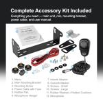 Texas Ranger TRE Top One SSB Compact CB Radio for Truckers | 12W PEP Sideband (USB/LSB) | Built-in SWR Meter & Frequency Counter | 40 Channel AM/SSB Transceiver | SRA-198NC Noise Cancelling Mic