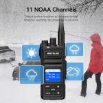 Retevis NR30S GMRS Long Range 2 Way Radio,IP67 Waterproof Two Way Radio,High Output,Professional Walkie Talkies for Emergency,Noise Canceling,2800mAh,NOAA,Group Call,for Off-Road Hunting (2 Pack)