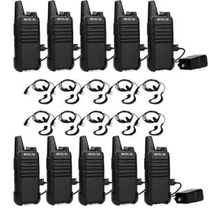 Retevis RT22 Walkie Talkies Two Way Radio Long Range VOX For School/Store 10Pack