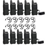 Retevis RT22 Walkie Talkies Two Way Radio Long Range VOX For School/Store 10Pack