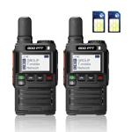 GODPTT Global Walkie Talkie【Free for Life】, Long Range Radio, Nationwide Unlimited Range, 4G LTE PoC Two-Way Radio, Stable Signal, Long Battery Life, Max Durability (2-Pack)