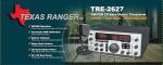 Texas Ranger TRE-2627 CB Base Station Radio 40 Channel AM/SSB AC/DC Dual Power 120V/13.8V 6-Digit Frequency Counter Automatic SWR Calibration & LED Alert NB/ANL/GNF Noise Filters Roger Beep & Talkback