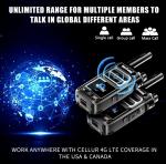 Global Rapid Walkie Talkie Unlimited Range Nationwide PTT 4G LTE PoC Two Way