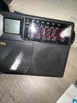 Vintage Grundig Traveller II Seven Band Travel Shortwave Radio w/ Case & Earbuds