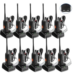 Radios Walkie Talkies Long Range: MaxTalker MT-8S Walky Talky with Earpieces ...
