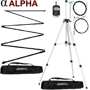 6-80M HF MIL 2.0 FMJ antenna + Tripod for amateur ham radio