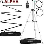 6-80M HF MIL 2.0 FMJ antenna + Tripod for amateur ham radio