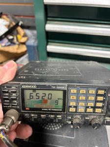 KENWOOD TM-2550A Transceiver Mobile Radio Mic 2 units