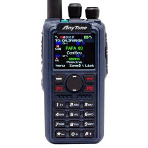 Anytone AT-D890UV Dual-Band DMR Handheld Radio – VHF/UHF, Air-Band AM Rx, Cross Band Repeater, Analog Scrambler and Compander, USB Type C Battery