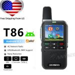Anysecu T86 Android 8.1 4G POC Network Radio Support Zello WIFI Walkie Talkie
