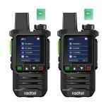 Radtel P6 PoC Radio (Push-to-Talk Over Cellular), Unlimited Range 2 Pack 