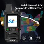 Radtel P6 PoC Radio (Push-to-Talk Over Cellular), Unlimited Range 2 Pack 