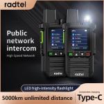 Radtel P6 PoC Radio (Push-to-Talk Over Cellular), Unlimited Range 2 Pack 