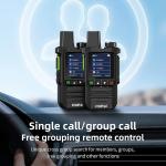 Radtel P6 PoC Radio (Push-to-Talk Over Cellular), Unlimited Range 2 Pack 